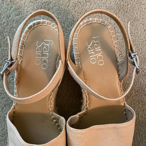 FRANCO SARTO “CESIA” ESPADRILLE WEDGE‎ SANDALS SIZE 8.5 - Picture 2 of 15